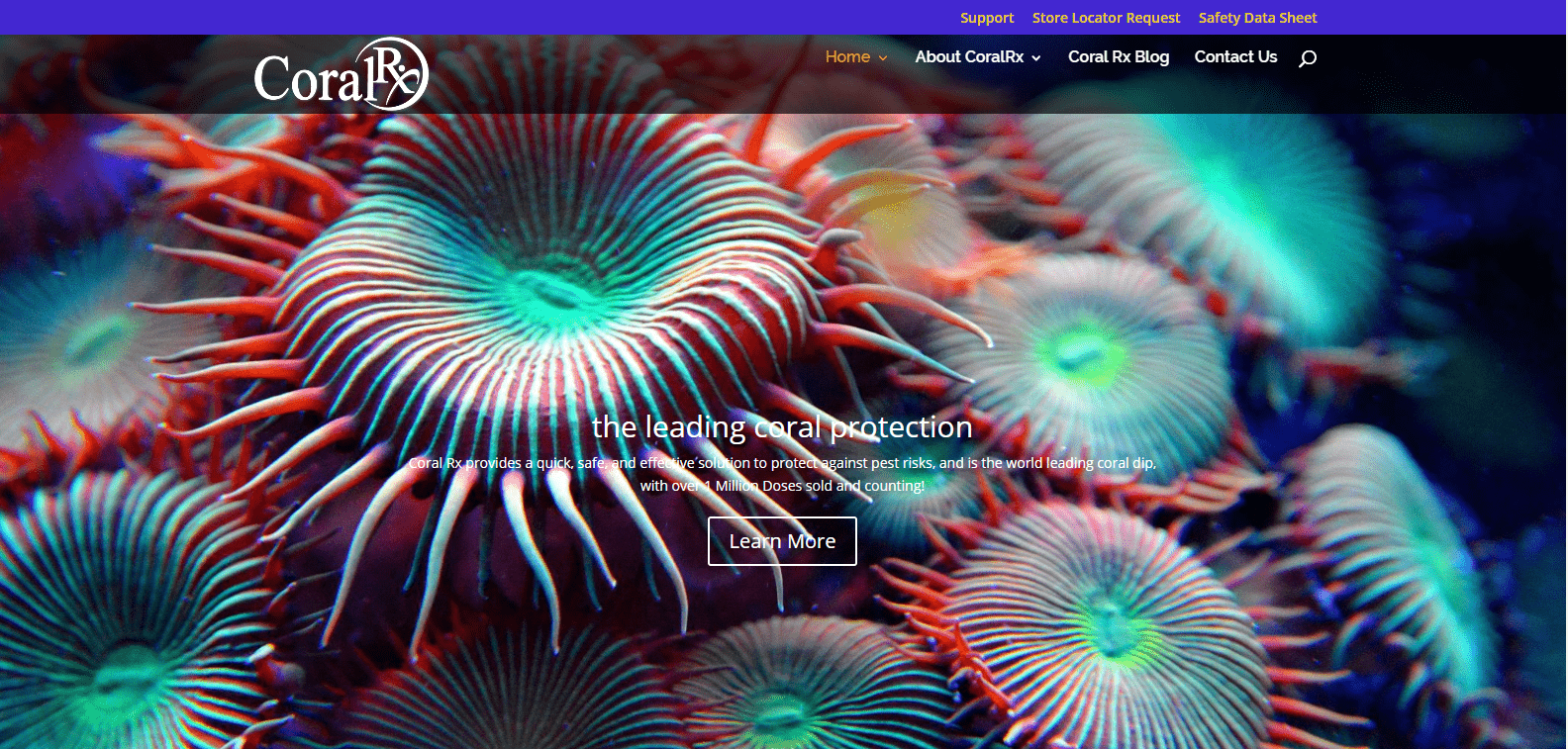 Coral Rx website revamp